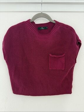Crewneck Short Sleeve Sweater